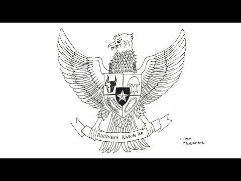 Detail Sketsa Garuda Pancasila Nomer 33