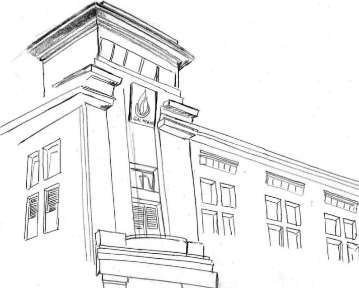 Detail Sketsa Gedung Sekolah Nomer 5