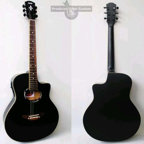 Detail Sketsa Gitar Akustik Nomer 26