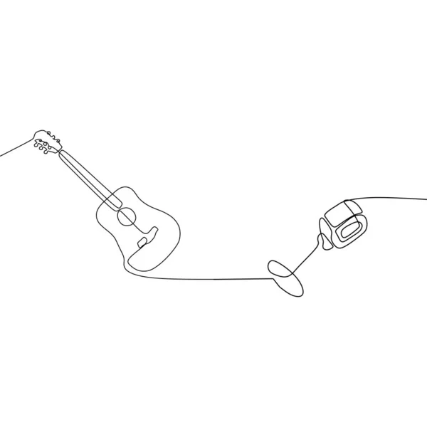 Detail Sketsa Gitar Akustik Nomer 44