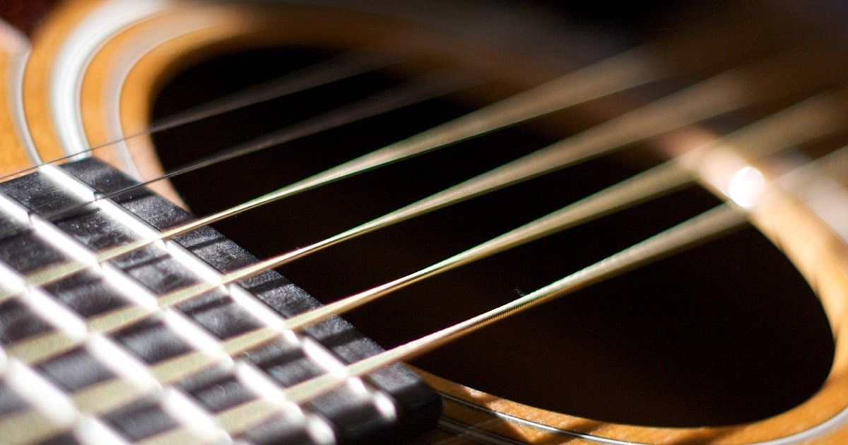 Detail Sketsa Gitar Akustik Nomer 50
