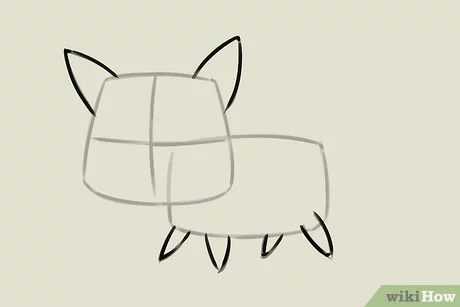 Detail Sketsa Hewan Kucing Nomer 31