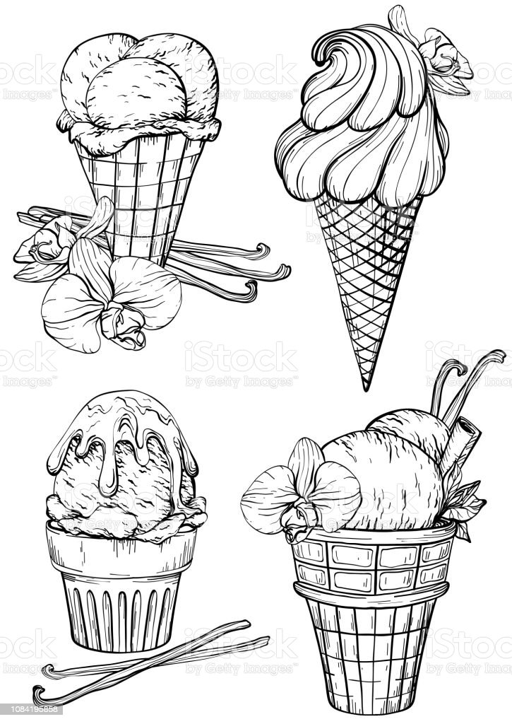 Detail Sketsa Ice Cream Nomer 21