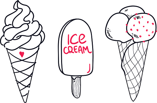 Detail Sketsa Ice Cream Nomer 45