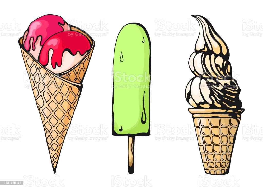 Detail Sketsa Ice Cream Nomer 48