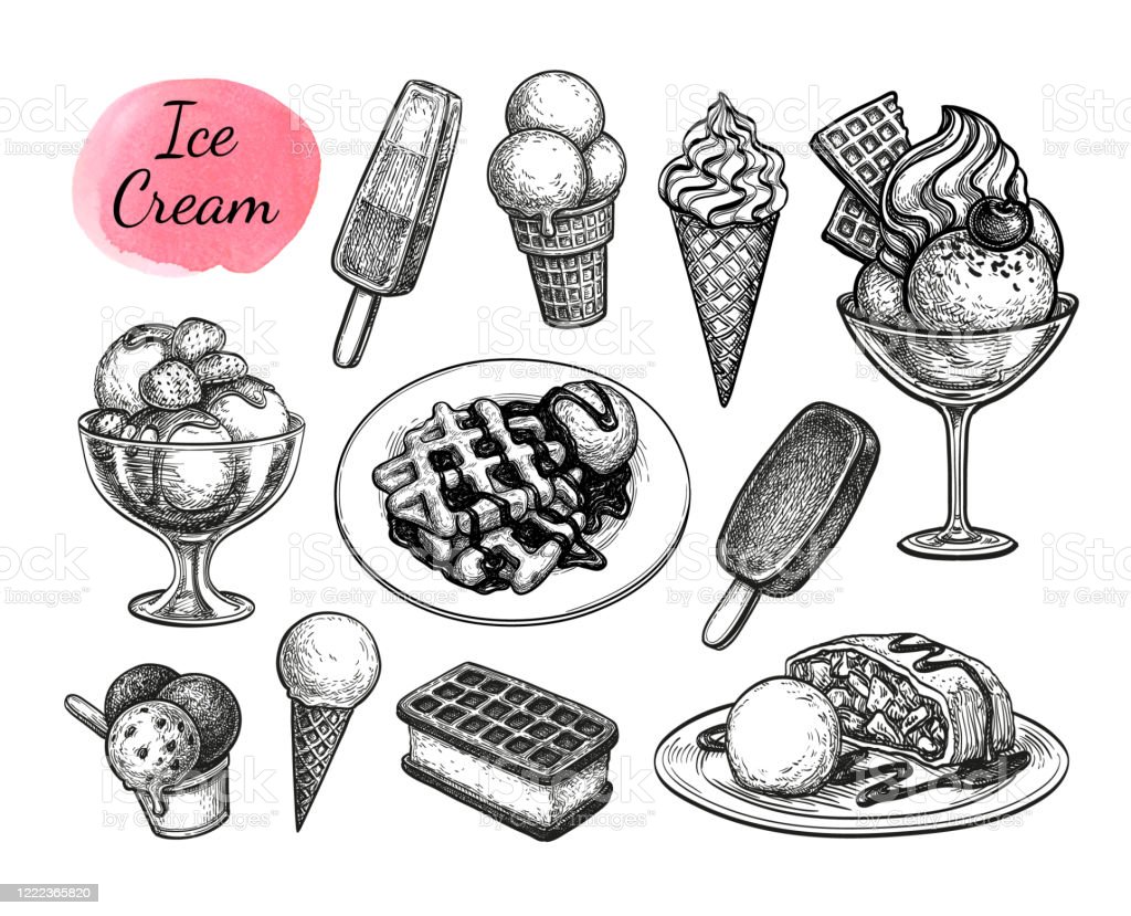 Detail Sketsa Ice Cream Nomer 50