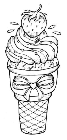Detail Sketsa Ice Cream Nomer 7