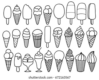 Detail Sketsa Ice Cream Nomer 8