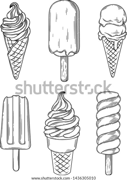 Detail Sketsa Ice Cream Nomer 9