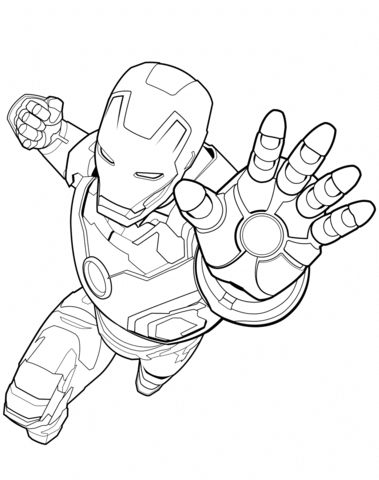 Sketsa Iron Man - KibrisPDR