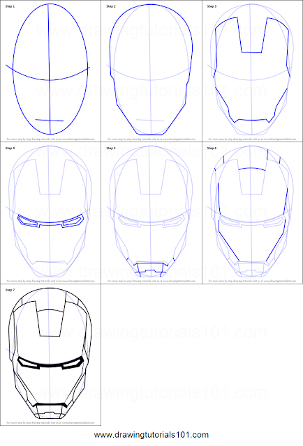 Detail Sketsa Iron Man Nomer 23