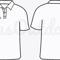 Detail Sketsa Kaos Polo Nomer 10