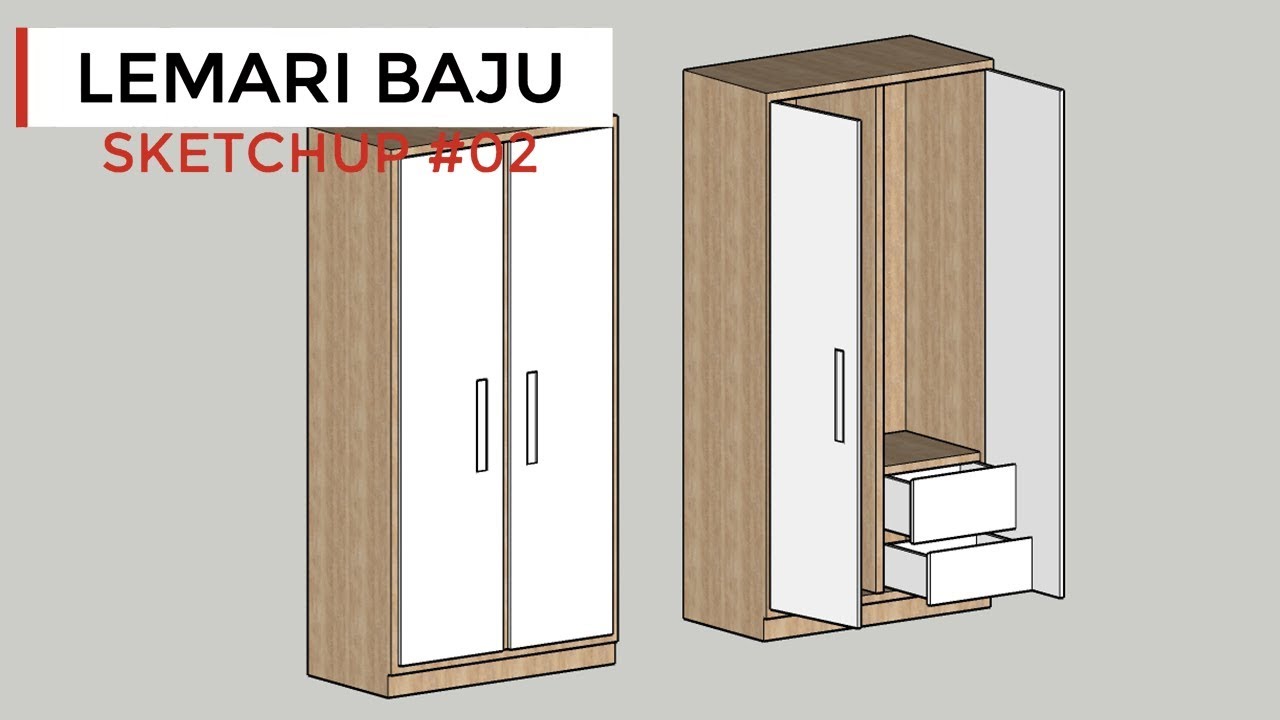 Detail Sketsa Lemari 3d Nomer 21