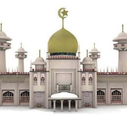 Detail Sketsa Masjid 3d Nomer 29