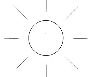Detail Sketsa Matahari Terbit Nomer 16