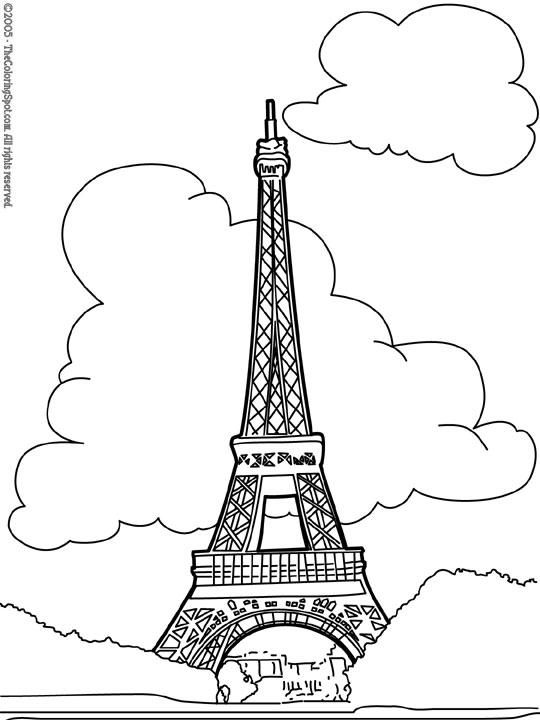 Detail Sketsa Menara Eifel Nomer 21