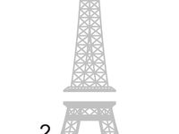 Detail Sketsa Menara Eiffel Simple Nomer 12