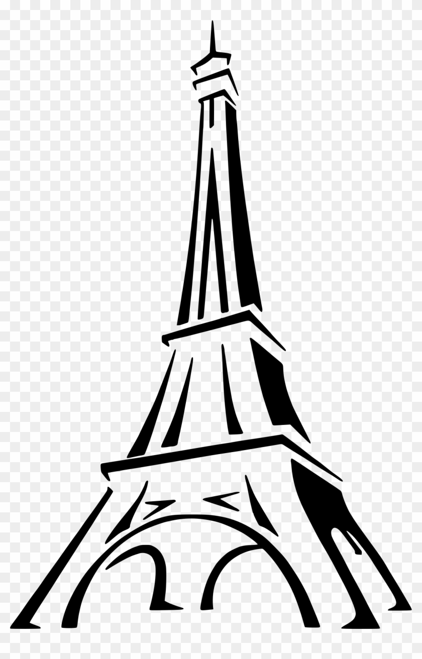 Detail Sketsa Menara Eiffel Simple Nomer 13