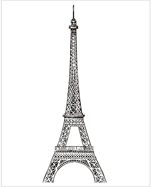 Detail Sketsa Menara Eiffel Simple Nomer 29