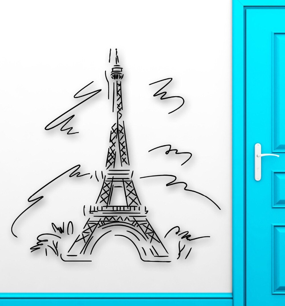 Detail Sketsa Menara Eiffel Simple Nomer 35