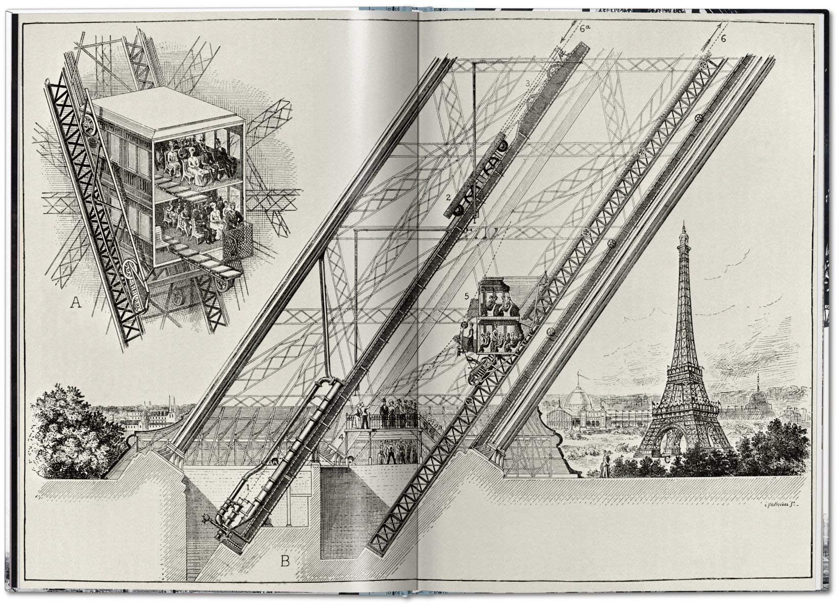 Detail Sketsa Menara Eiffel Simple Nomer 44