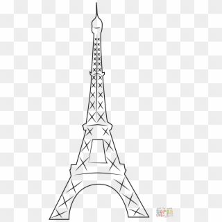 Detail Sketsa Menara Eiffel Simple Nomer 50