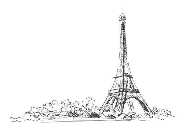 Detail Sketsa Menara Eiffel Simple Nomer 52