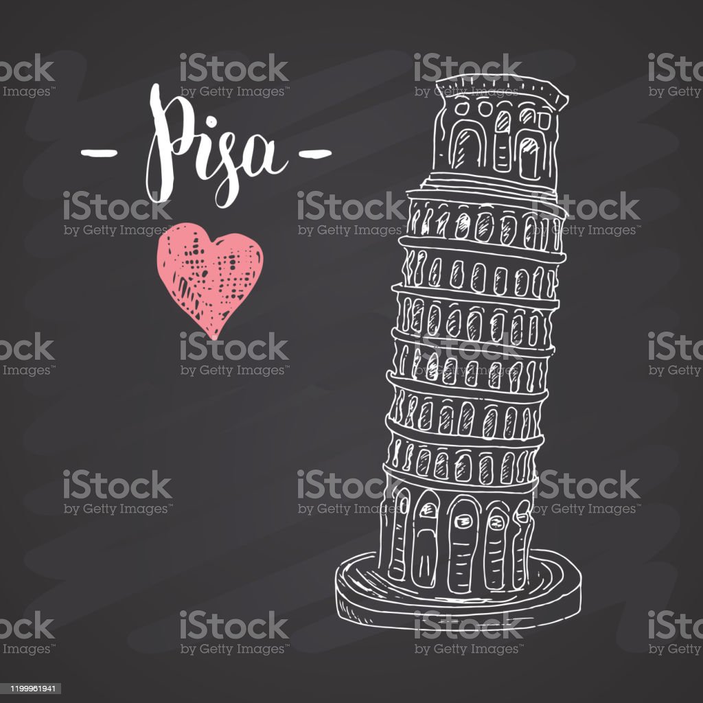 Detail Sketsa Menara Pisa Nomer 29