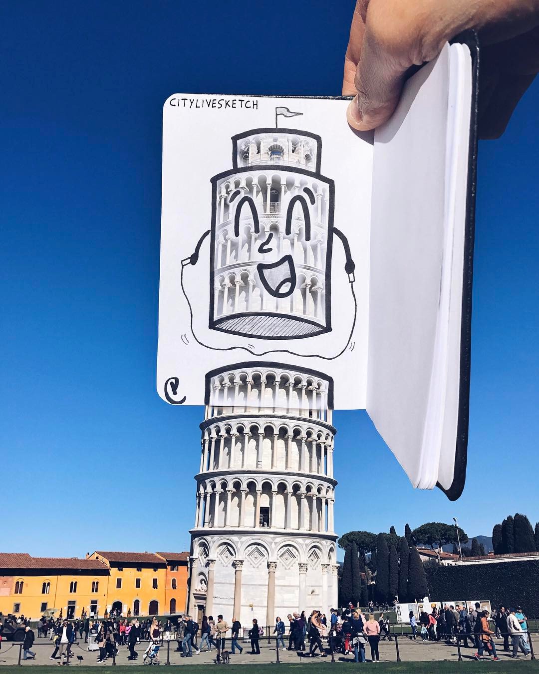 Detail Sketsa Menara Pisa Nomer 31