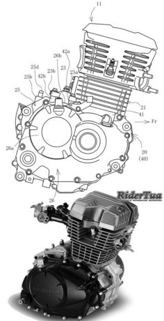 Detail Sketsa Mesin Motor Nomer 10