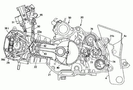 Detail Sketsa Mesin Motor Nomer 23