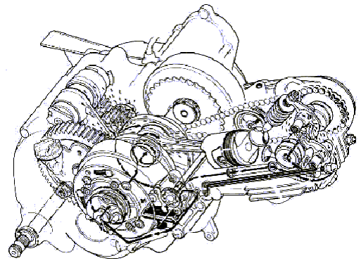 Detail Sketsa Mesin Motor Nomer 29