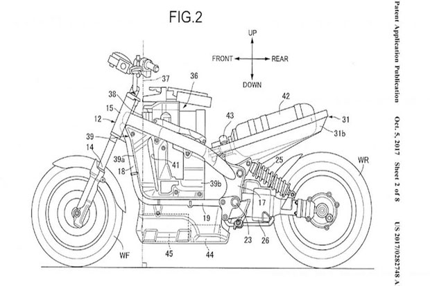 Detail Sketsa Mesin Motor Nomer 40