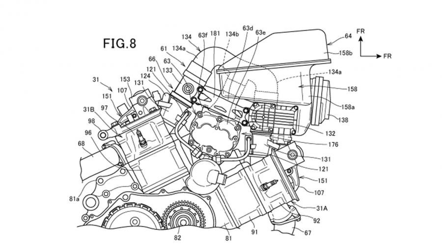 Detail Sketsa Mesin Motor Nomer 42