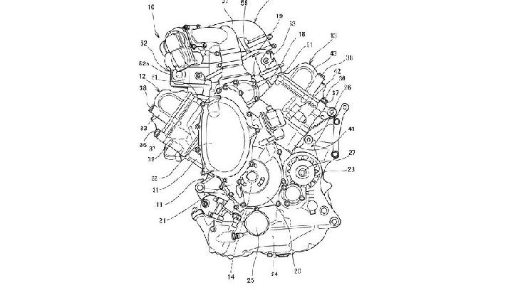 Detail Sketsa Mesin Motor Nomer 48