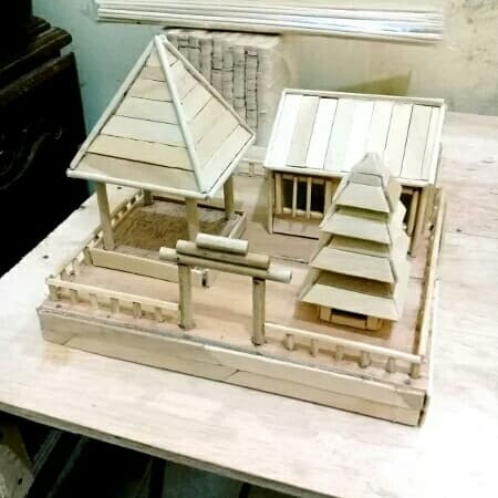 Detail Sketsa Miniatur Rumah Nomer 37