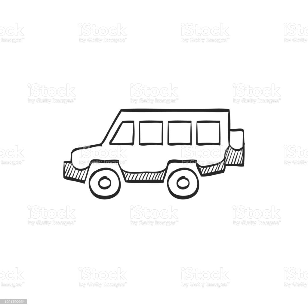 Detail Sketsa Mobil Offroad Nomer 8
