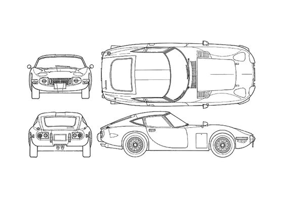 Detail Sketsa Mobil Tampak Atas Nomer 28