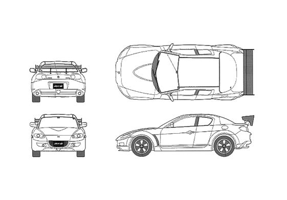 Detail Sketsa Mobil Tampak Atas Nomer 42