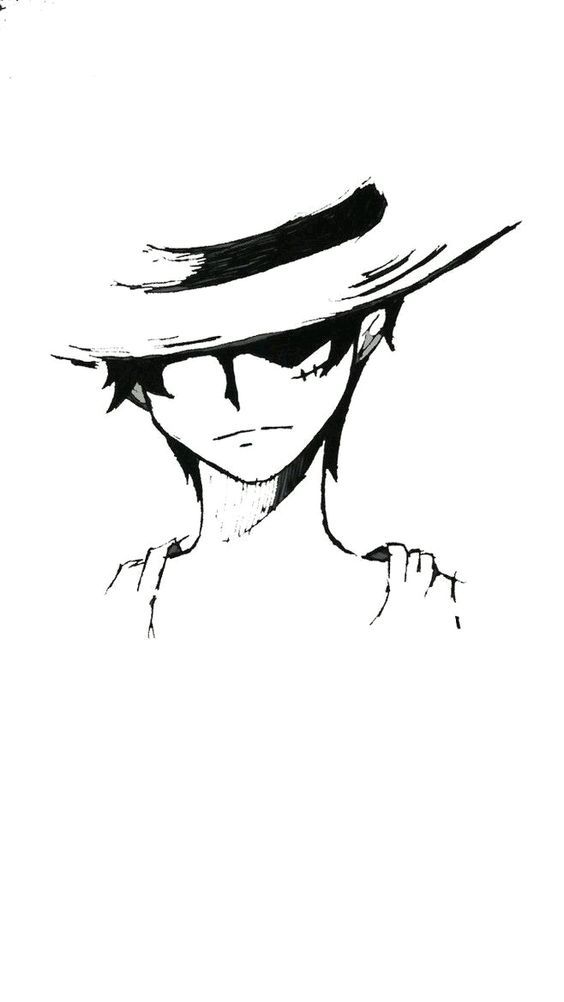 Detail Sketsa Monkey D Luffy Nomer 15