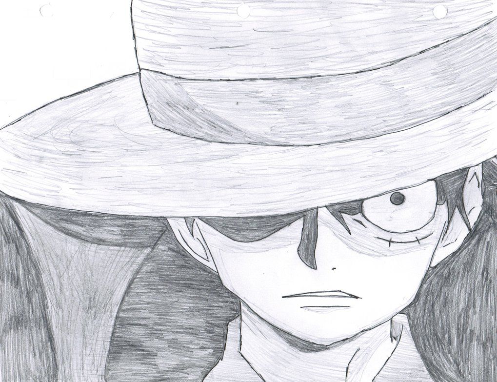 Detail Sketsa Monkey D Luffy Nomer 17