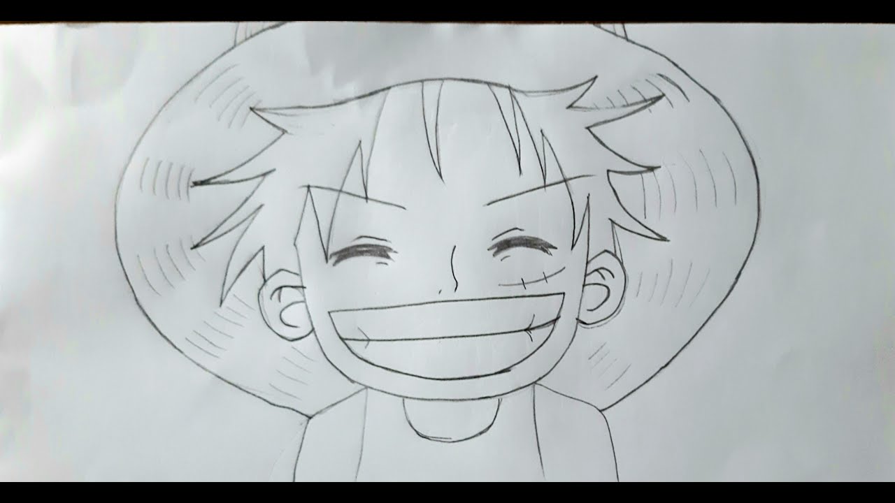 Detail Sketsa Monkey D Luffy Nomer 26