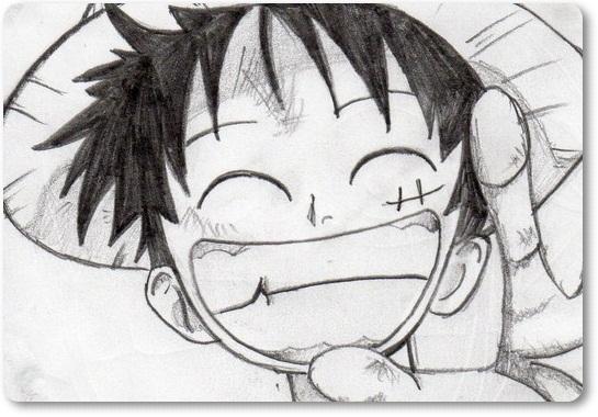 Detail Sketsa Monkey D Luffy Nomer 52