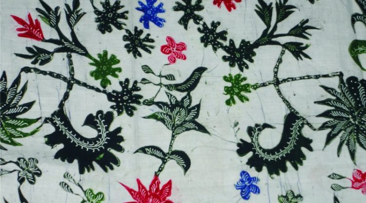 Detail Sketsa Motif Batik Bunga Teratai Nomer 38