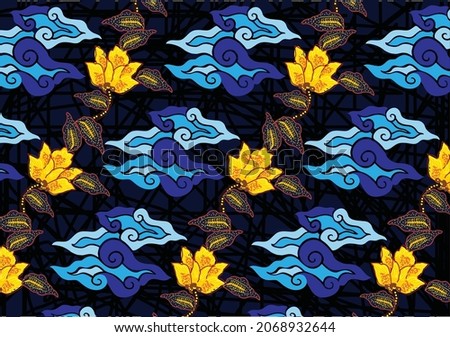 Detail Sketsa Motif Batik Mega Mendung Nomer 40