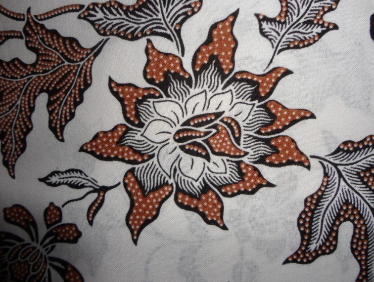 Detail Sketsa Motif Batik Tulis Bunga Nomer 44