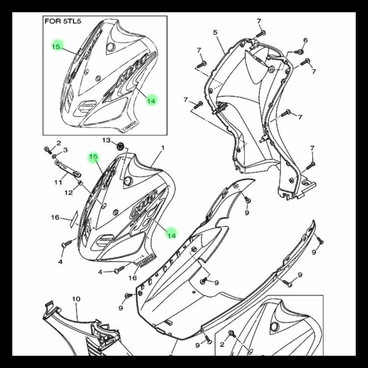 Detail Sketsa Motor Mio Nomer 36