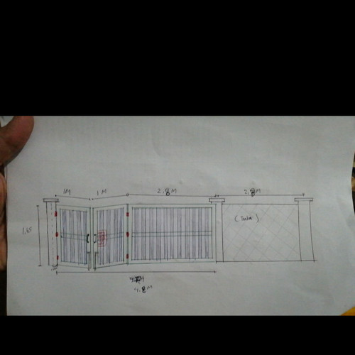 Detail Sketsa Pagar Rumah Nomer 13