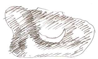 Detail Sketsa Patung Abstrak Nomer 48