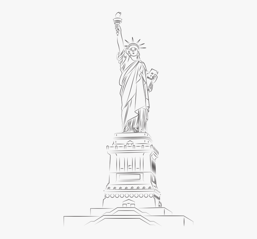 Sketsa Patung Liberty - KibrisPDR